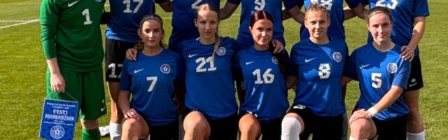 Võidukas Eesti neidude U19 koondis hoidis Aserbaidžaani vastu seljataguse puhtana