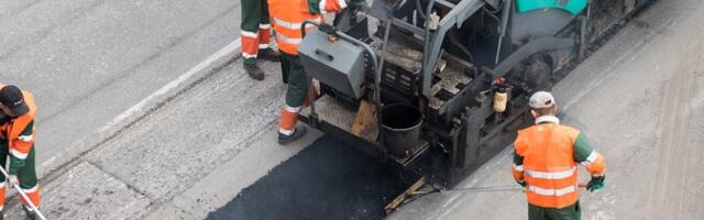 На шоссе Йыхви-Эреда стартовал ремонт дорожного покрытия