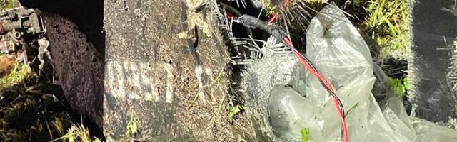 Местный житель нашел на поле в волости Рыуге дрон со взрывчаткой