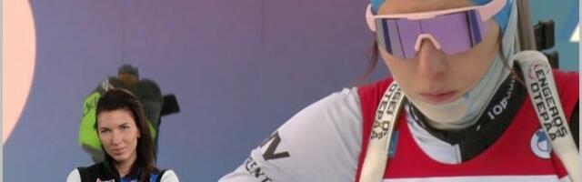 Туули Томингас заняла 10 в гонке преследования на чемпионате мира по биатлону