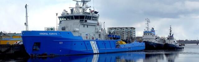 Эстонский корабль обследовал место повреждения морского кабеля Elisa