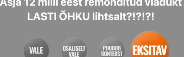 ПРОВЕРЯЕМ ФАКТЫ | Правда ли, что Силы обороны напрасно взорвали недавно отремонтированный за 12 млн евро виадук? 