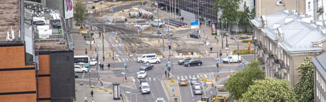 На перекрестке улицы Лийвалайа и Тартуского шоссе до конца июня будут действовать временные ограничения