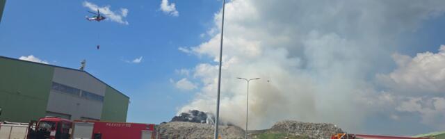 Пожар в Ида-Вирумаа: загорелась свалка в Уйкала