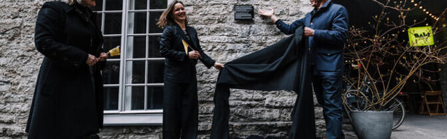 ФОТО: переулок Сталкера в Таллинне официально вошел в список сокровищ европейской кинокультуры