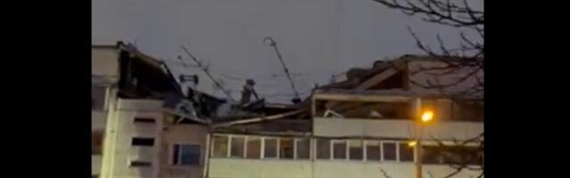 В Риге обрушилась крыша пятиэтажки, погиб человек