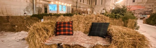 Новое место: снежный городок в Каламая с сауной, едой, напитками и музыкой по выходным