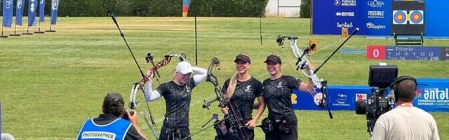 Эстонские лучницы завоевали бронзу на чемпионате Европы в Турции