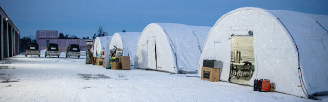 Эстония передала Украине палатки первой необходимости