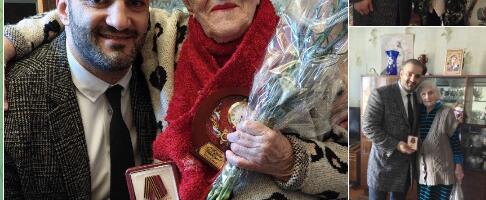Посольство РФ в Эстонии продолжает чествовать ветеранов в преддверии 80-летия Великой Победы