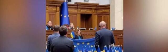 Глава Европарламента выступала в Раде перед пустым залом