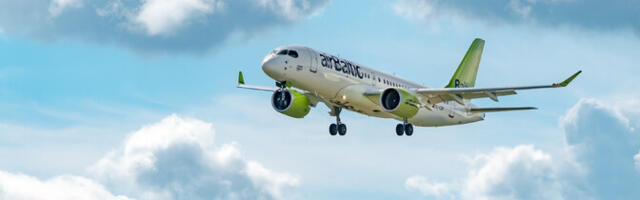 Air Baltic окрестила самолет в честь Тарту