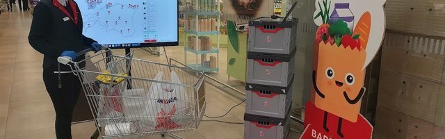 Barbora и Maxima запускают совместную услугу бесконтактных покупок в 17 городах Эстонии