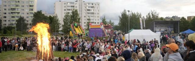 Детский народный забег и празднование Ивановой ночи в Ласнамяэ