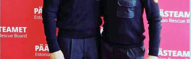 Игрок йыхвиского клуба «Феникс» Кристина Шабловская получила награду от Спасательного департамента