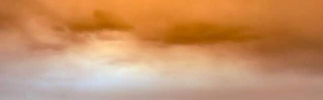 Латвию снова накрыло пылевое облако из Сахары