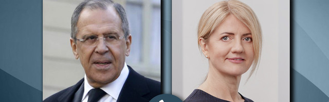 Министр иностранных дел РФ Лавров поговорил с Министром иностранных дел Эстонии 