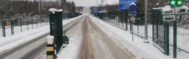 Переход эстонско-российской границы в Лухамаа: очень долго, но в тепле