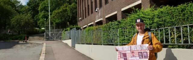 Сотрудник российской дипмиссии напал на активиста перед Генконсульством в Финляндии. Полиция начала расследование