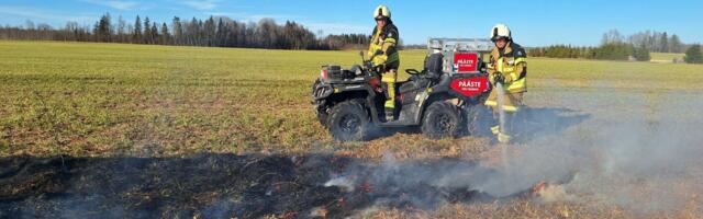 Пожары охватили юг Эстонии: за два дня — десятки вызовов