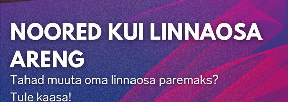 Управа района Ласнамяэ объявляет прием заявок на участие в программе «Молодежь как развитие района»