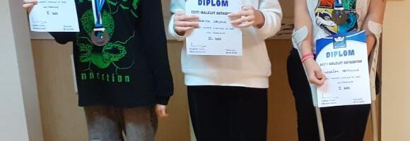 Молодые шахматисты из Ида-Вирумаа завоевали шесть медалей на чемпионате Эстонии