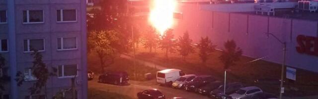 ВИДЕО | Подросток поджег магазин Selver в Ласнамяэ после ссоры с девушкой