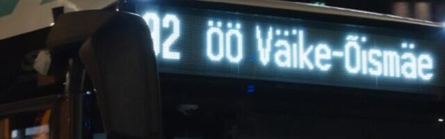 В Таллинне вырос спрос на ночные автобусные маршруты