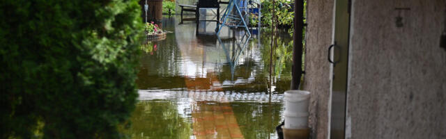 В нарвских садоводствах после затопления занялись расчисткой дренажных канав
