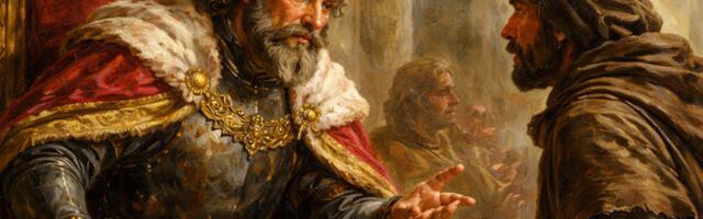 Фельетон: как король допустил в письме описку