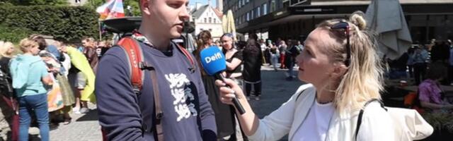 ВИДЕООПРОС RUSDELFI | Участники Радужного шествия в Таллинне: „это не только про ЛГБТ-людей, это про всех. Про любовь“