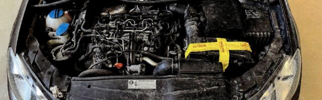 ФОТО | Литовский преступник привез в Эстонию большое количество „зомбирующего“ наркотика, спрятав его под капотом автомобиля