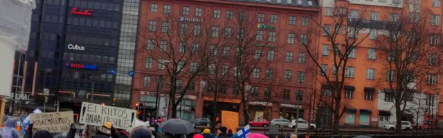 В Финляндии на акции протеста задержали 20 человек