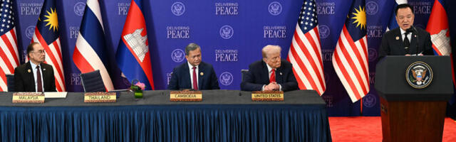 Камбоджа и Таиланд подписали мирное соглашение в присутствии Трампа