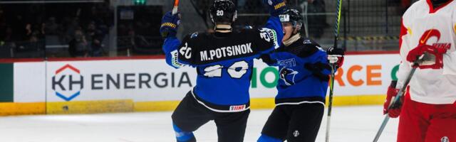 „Один зуб точно потерян“. Эстонский хоккеист в матче с Нидерландами получил серьезную травму