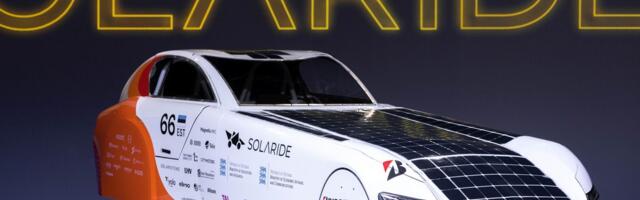 Cегодня на семейном дне в центре T1 сегодня можно увидеть автомобиль на солнечных батареях Solaride II