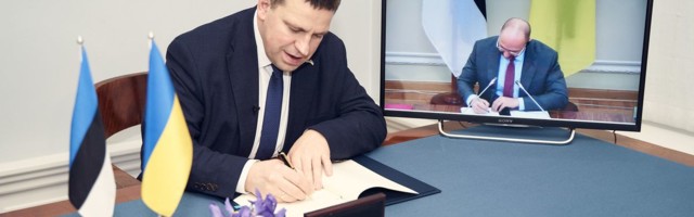 Премьер-министры Эстонии и Украины подписали договор о сотрудничестве
