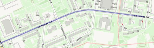 Схема работ: на улице Линнамяэ началась реновация дорожного покрытия