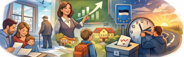 Пособия, школы, повышение цен на услуги связи и перевод часов: что изменится в Эстонии с марта