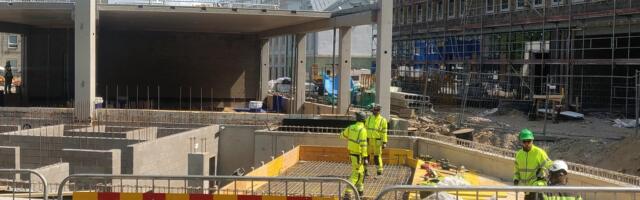 В Нарве заложен краеугольный камень детсада с бассейном, сауной и соляной камерой