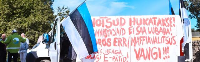 ФОТО | У ворот фермы Нурме началась новая волна протестов