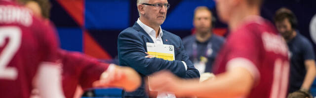 Эстонский специалист Аво Кеэль ушел с поста главного тренера сборной Латвии по волейболу