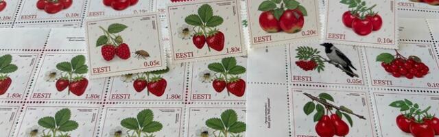 Omniva выпустила серию почтовых марок под названием "Плоды"