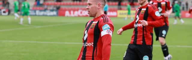 ФОТО и ВИДЕО | „Левадия“ в меньшинстве сумела избежать поражения в матче с „Нымме Юнайтед“