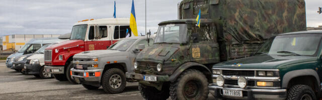 Из Таллинна отправился гуманитарный конвой в поддержку Украины