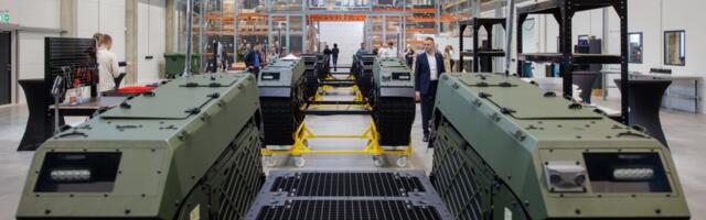 Milrem Robotics отправит в Украину рекордное количество наземных дронов