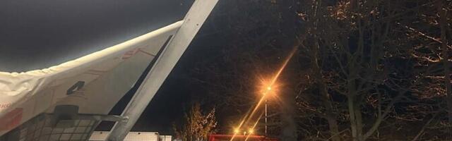 В Хааберсти водитель перепутал педали и снес стойку автомойки