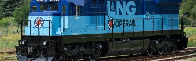 В Тапа построен первый в странах Балтии линейный СПГ-локомотив Operail