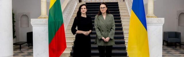 Премьер Литвы представила в Киеве инициативу помощи пострадавшим от войны украинским детям