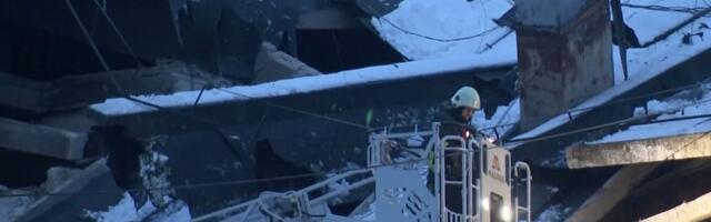 В Риге разбирают завалы пятиэтажного жилого дома, пострадавшего в результате взрыва газа